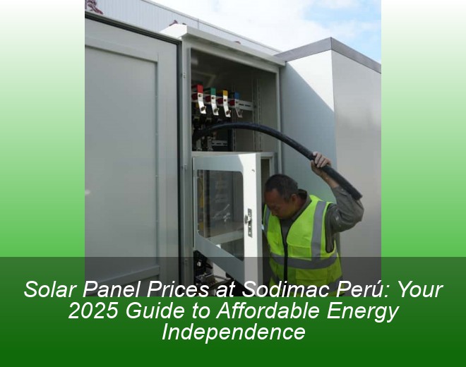 Solar Panel Prices at Sodimac Perú: Your 2025 Guide to Affordable Energy Independence
